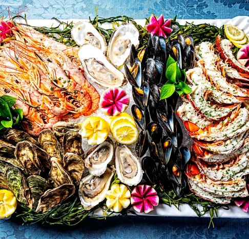 seafood display