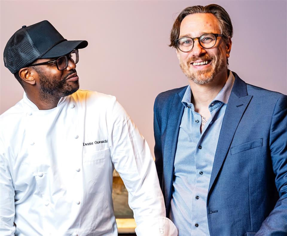 chef kwame onwuachi and derek brown