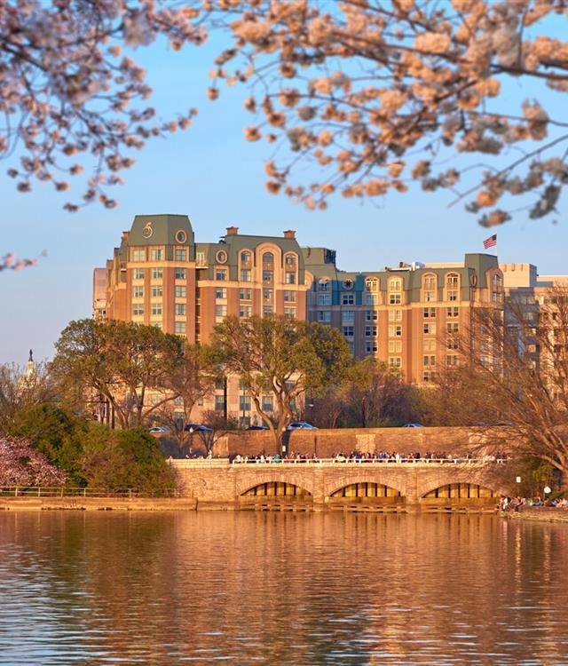 The living room of a suite